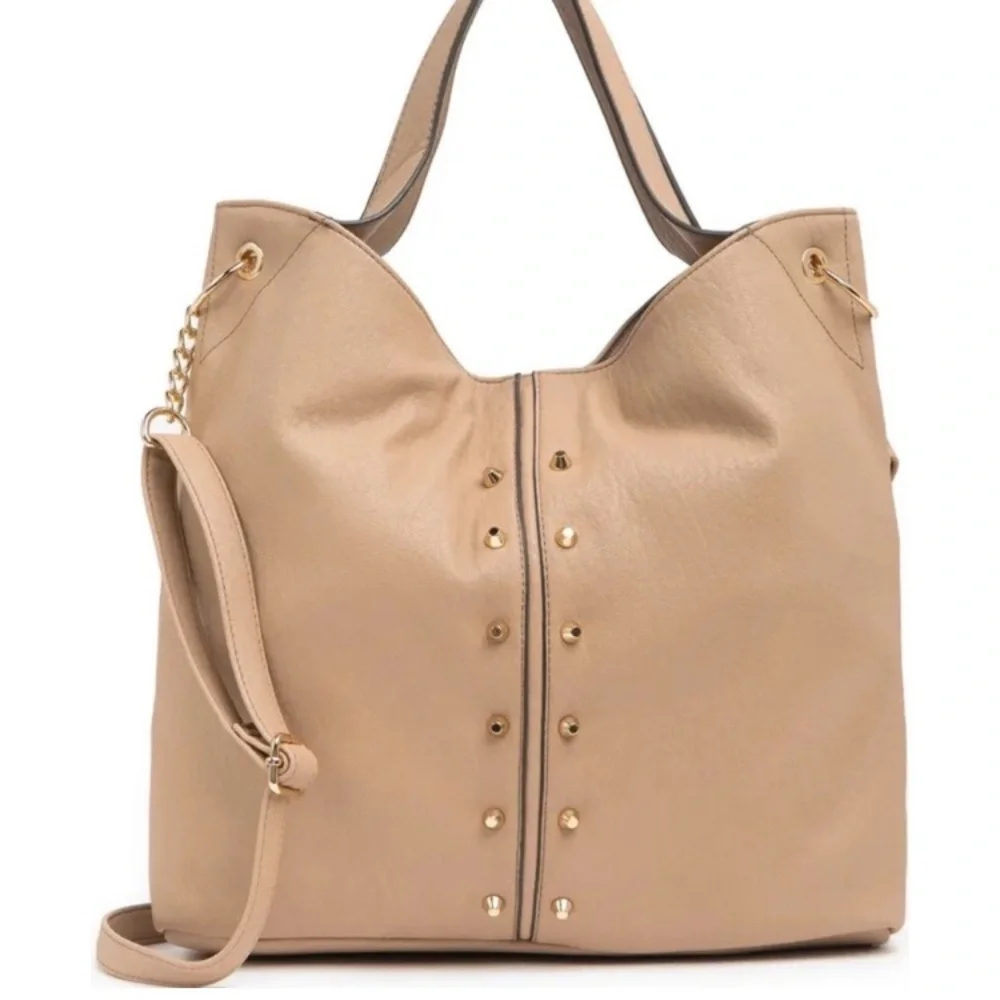 Jessica Simpson Studded
Hobo Handbag additional wallet included - Picture 2 of 8